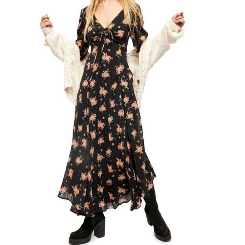 Free People Sea Glass Midi Dress